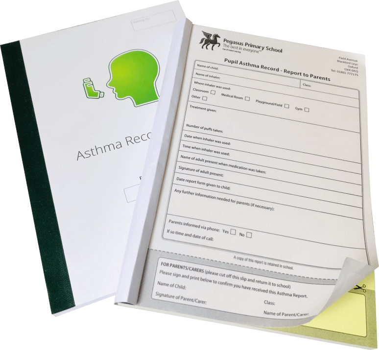 Asthma Forms Booklet
