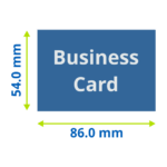 Stationery Business Cards Dimensions