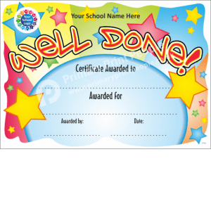 School Certificate - CTC01 - Personalised School Reward Certificates