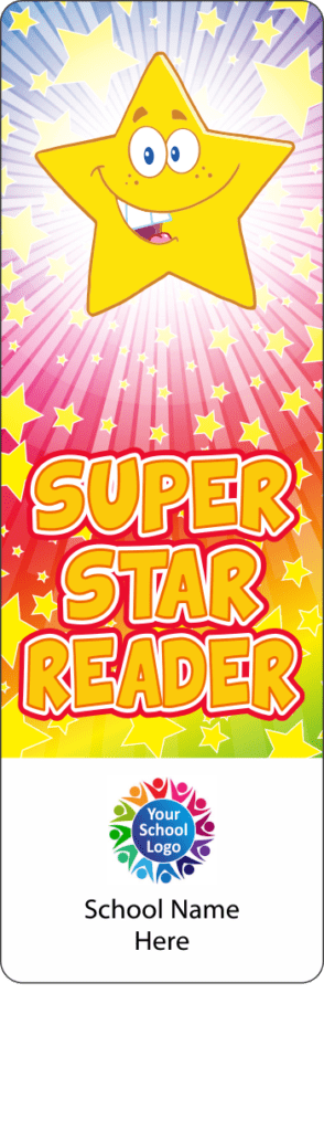 Super Star Reader - BMK02 - Personalised school bookmarks
