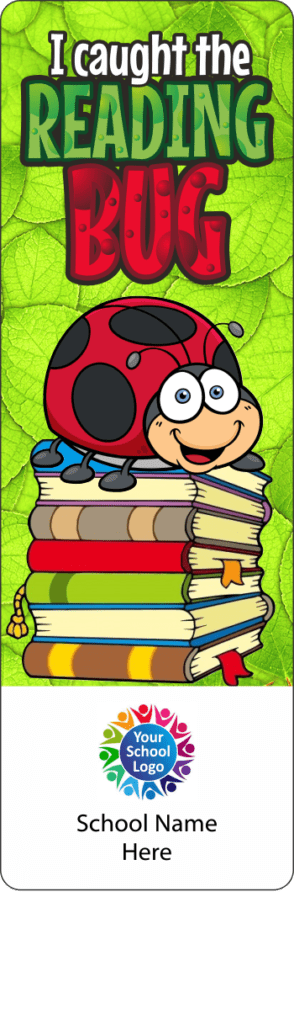 Reading Bug - BMK03 - Personalised school bookmarks