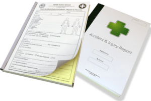 Customised school accident and injury forms