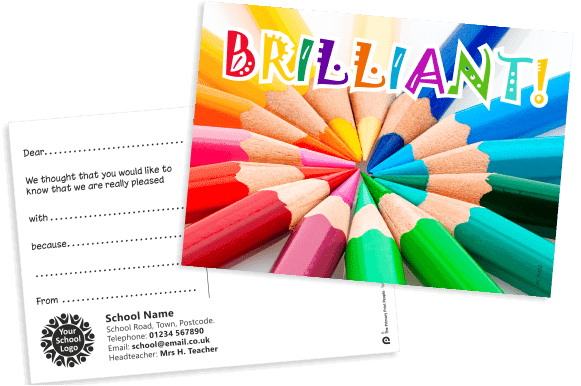 school praise reward postcards
