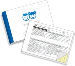 school pupil behaviour record report form books template