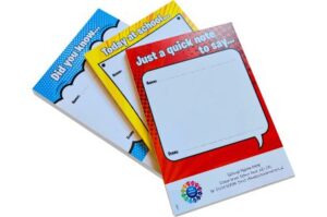 school reward praise pads - personalised printing for primary schools