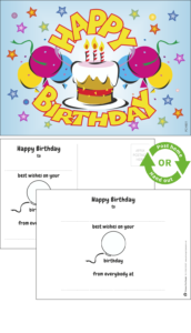 Happy Birthday Praise Postcards - School Reward Postcards