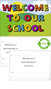 Welcome to our School Praise Postcards - School Reward Postcards