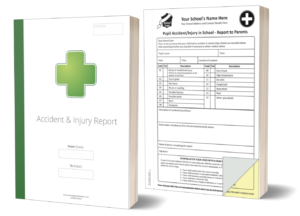 School accident & injury form books template 4