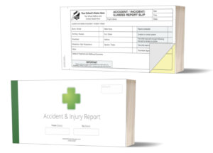 School accident & injury form books dl template 1