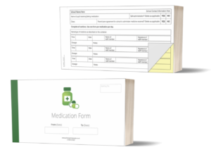 School medication form books dl template 1