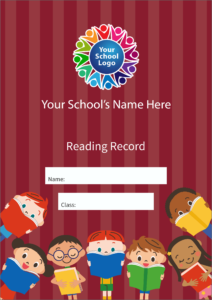 CV02MAROON Home School Reading Record