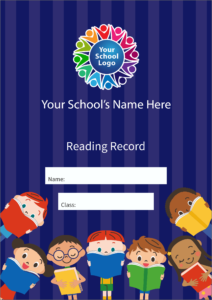 CV02NAVY Home School Reading Record