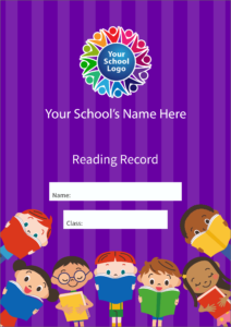 CV02PURPLE Home School Reading Record