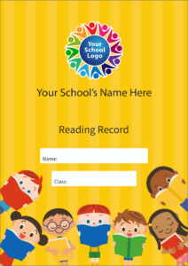 CV02YELLOW Home School Reading Record
