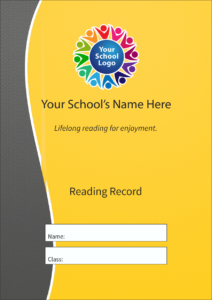 CV03YELLOW Home School Reading Record