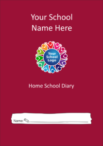 CV09MAROON Home School Diary