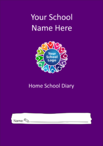CV09PURPLE Home School Diary