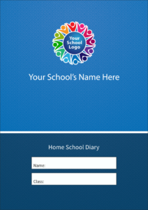 CV11BLUE Home School Diary