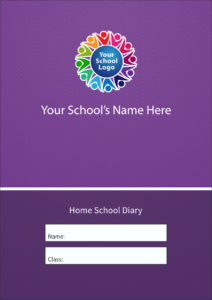 CV11PURPLE Home School Diary